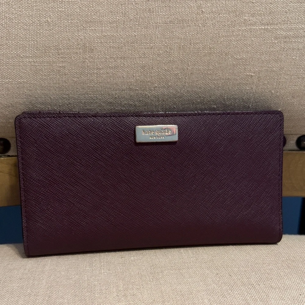 Kate Spade Aubergine (Eggplant) Women's Wallet